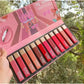 3Q Beauty Lip Gloss Mat Ultra HD 12PCS Tray