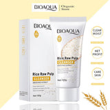 Bioaqua Rice Raw Pulp Whitening Facial Cleanser